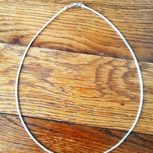 Silpada Sterling Silver Omega Chain 16 1/2"